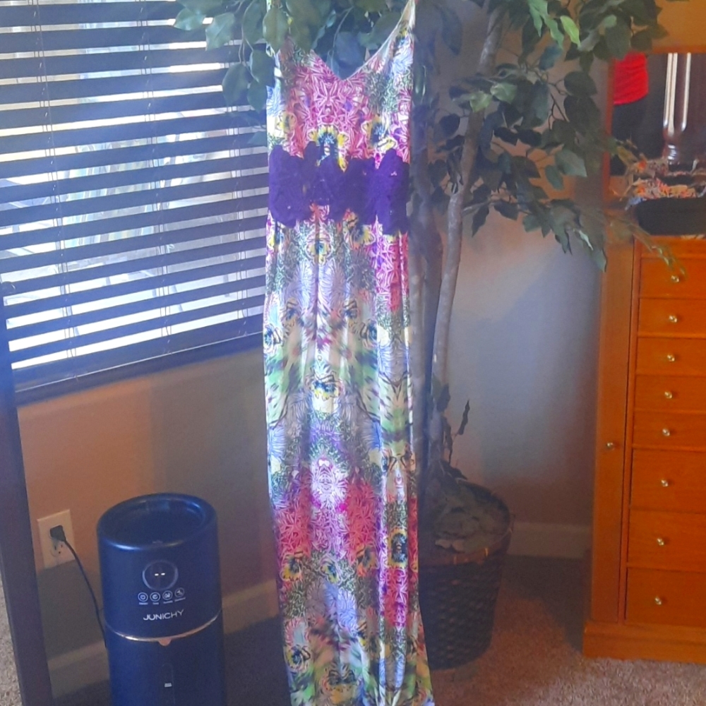 Beautiful Maxi with Open lace middle